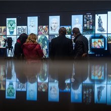 A világ legnagyobb érintőképernyős múzeumi LCD fala