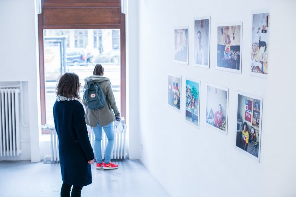 Kontrolltól az elengedésig - Galériatúra, 2019. április 13. Faur Zsófi Galéria, Fotó: Darab Zsuzsa/Budapest ArtWeek