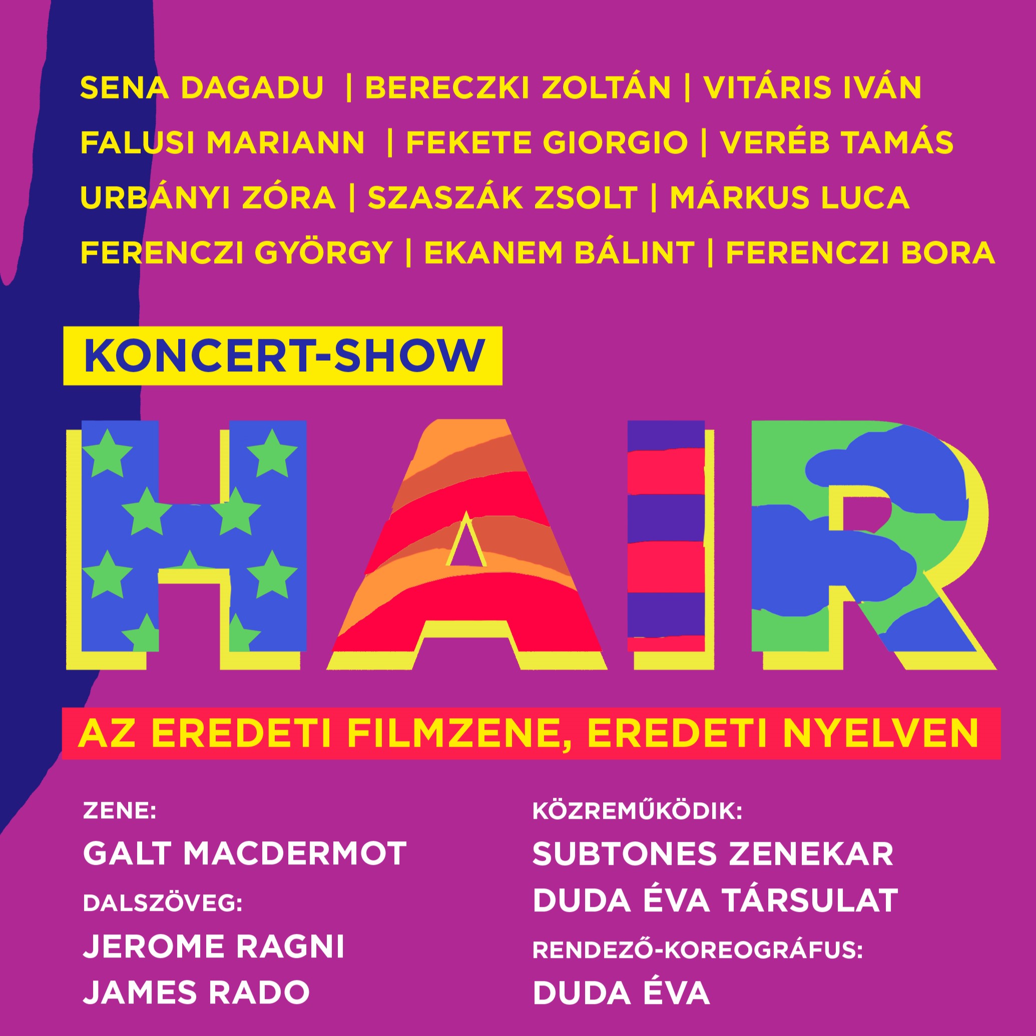 HAIR Koncert-show