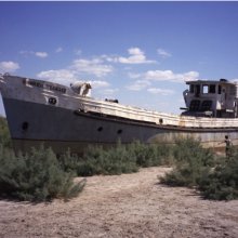 Aral-tó Dead ships in deserts 10