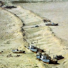Aral-tó Dead ships in deserts 11