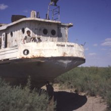 Aral-tó Dead ships in deserts 112