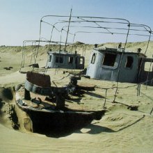 Aral-tó Dead ships in deserts 14
