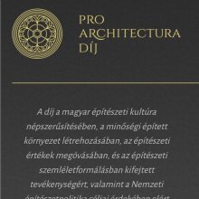 Átadták az idei Pro Architectura díjakat