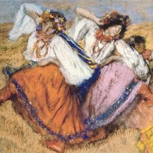 Degas Orosz táncosok című rajzát Ukrán táncosokra nevezte át a londoni National Gallery