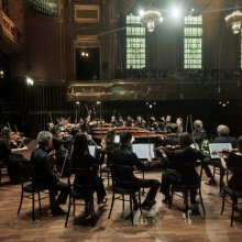 Joshua Bell hegedűművész a Zeneakadémián