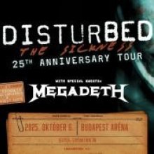 A Disturbed a Megadeth-el jön októberben a Sportarénába