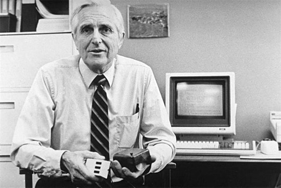 Engelbart és két egér 1984-ben