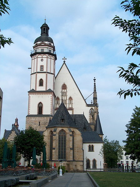 A lipcsei Tamás-templom ma (forrás: Wikipedia)