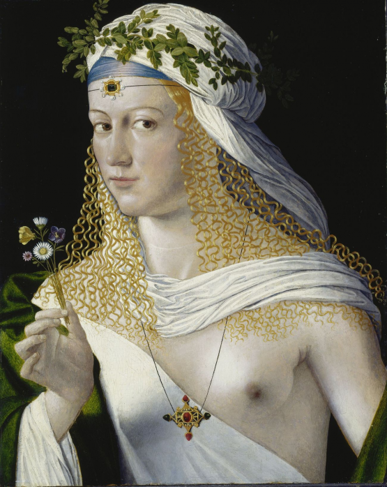Bartolomeo Veneto, Flóra, 1520–1525 körül Frankfurt am Main, Städel Museum © Städel Museum /ARTOTHEK