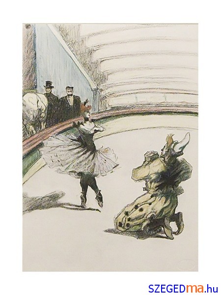Lautrec litográfia a Reök-palotában