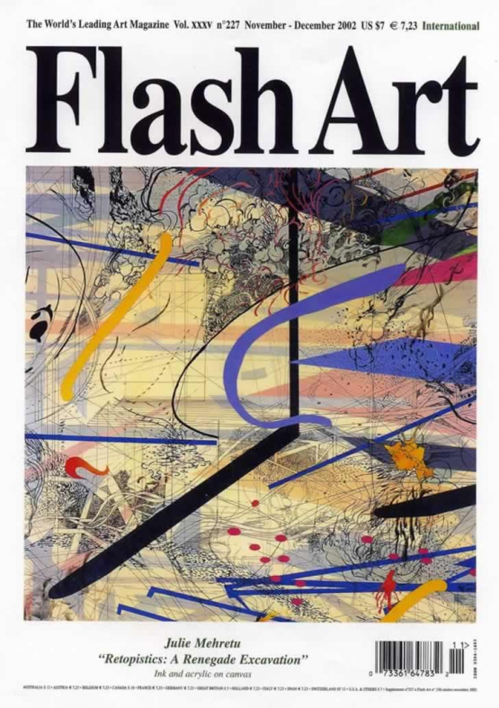 a Flash Art magazin egyik számának címlapja