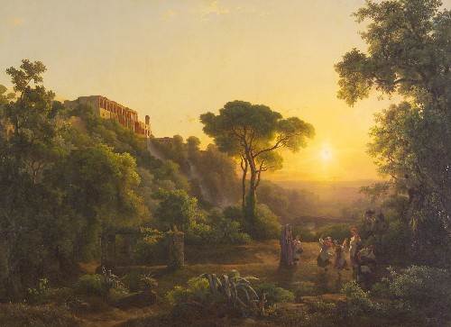 Markó Károly: Tivoli mellett (1846)