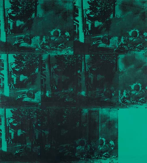 Andy Warhol: Green Car Crash Accident