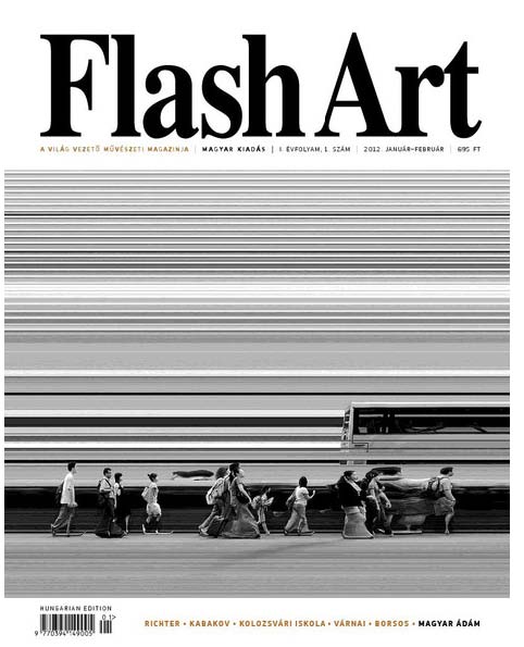 Flash Art címlap