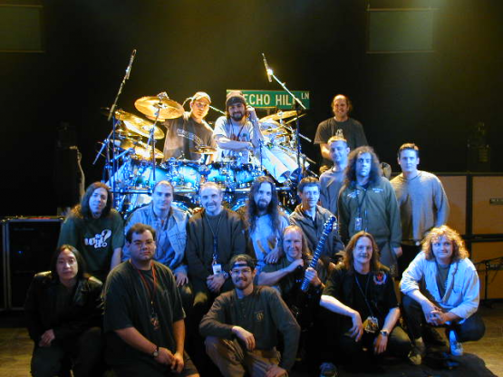 Dream Theater and crew