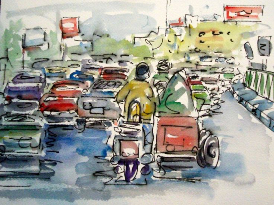 Miriam Hathout: Cairo Traffic