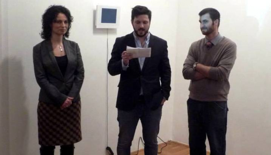 Rieder Gábor megnyitja a kiállítást