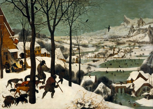 Pieter Brueghel: Vadászok a hóban (1565)