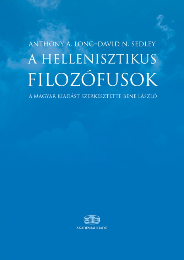 A hellenisztikus filozófusok - könyvborító