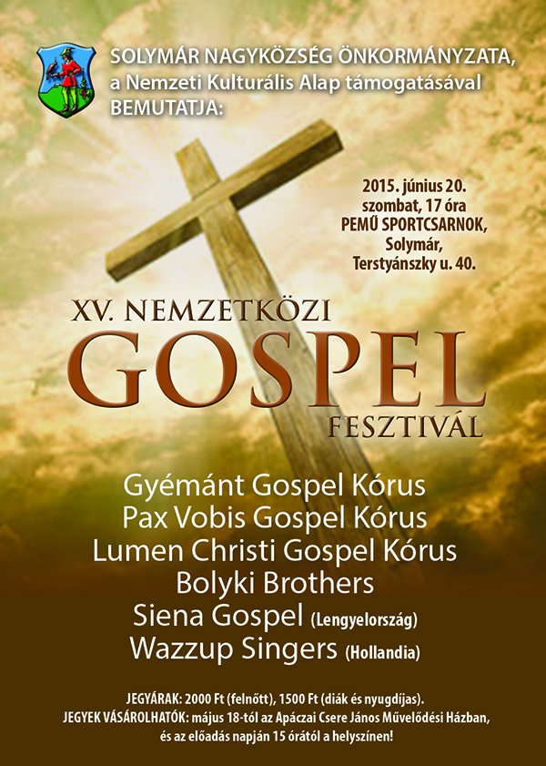 Gospel Fesztivál plakát