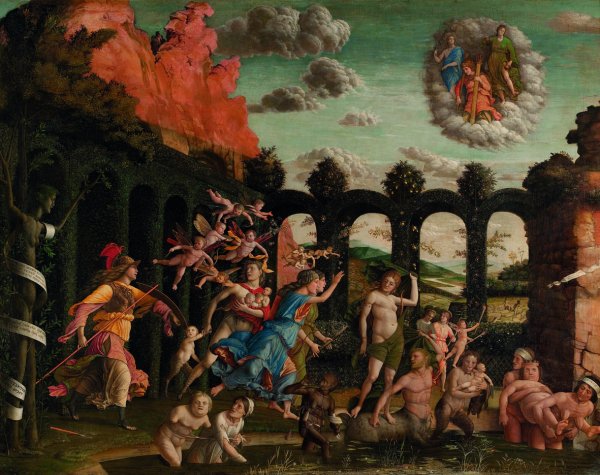 Andrea Mantegna: Minerva che scaccia i Vizi dal giardino delle Virtu