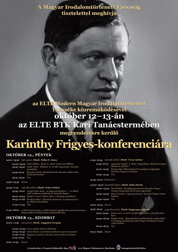 A Karinthy-konferencia programja