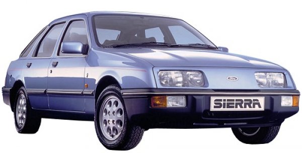 A Ford Sierra - Forrás: www.dearcars.com