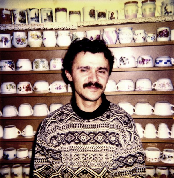 Ante Vukov: Portré (Szabadka, 1996, Polaroid: Triceps)