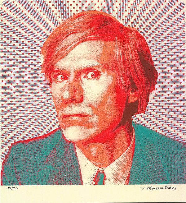 Tony Moussoulides -  Andy Warhol, 1972