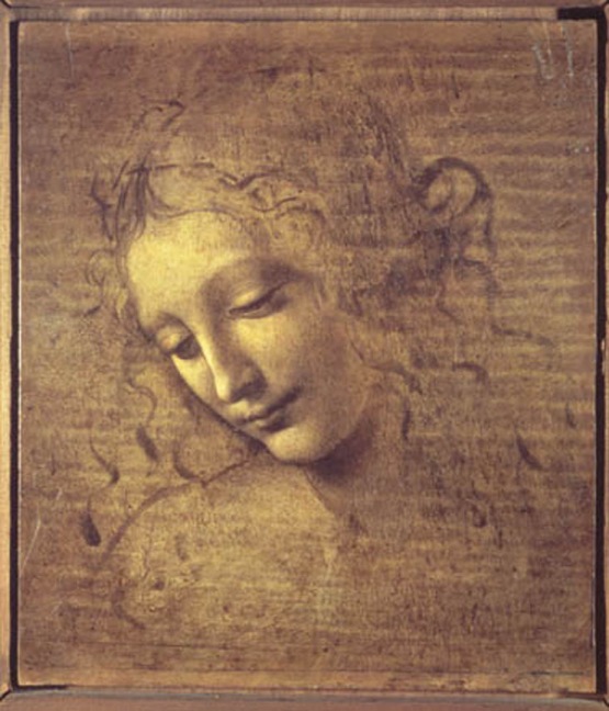 Leonardo da Vinci - La Scapigliata - A kócos nő, Parma, Galleria Nazionale