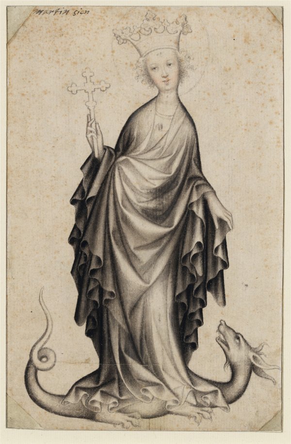 Cseh művész: Szent Margit, 1410-15 körül