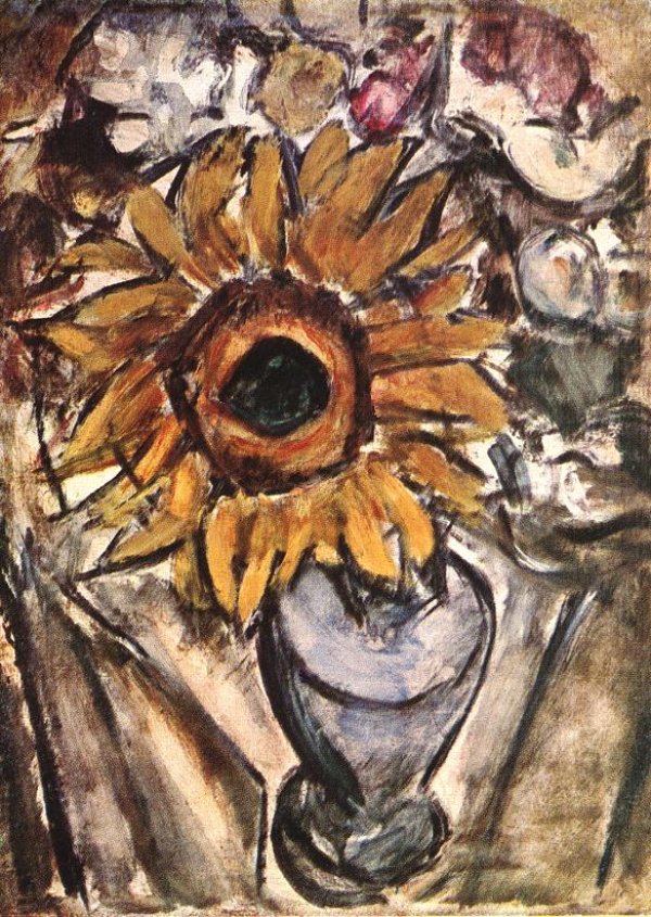 Dénes Valéria – Sunflower (1913) © Wikimedia Commons
