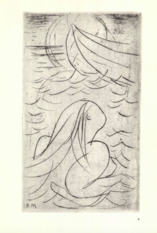 2. Lighea illusztráció, 1966, rézkarc