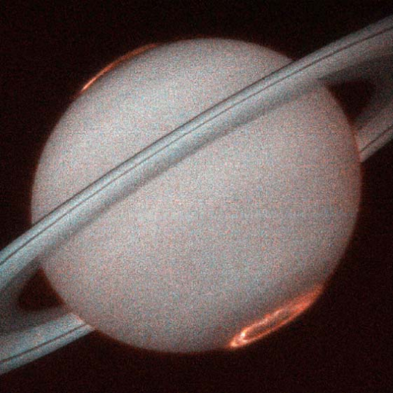 Sarki Fény a Szaturnuszon - Fotó: Hubble/NASA