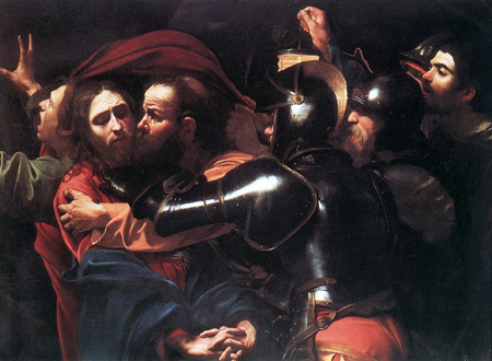 Caravaggio: Krisztus elfogása