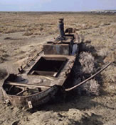 Aral-tó Dead ships in deserts 9